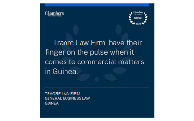 Traore Law Firm classé Band 1 au Classement Chambers and Partners (2024)